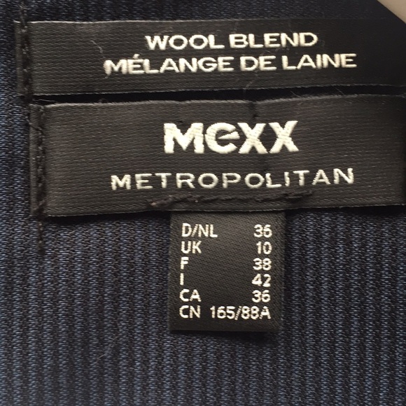 Navy Tailored Dress - Picture 6 of 8